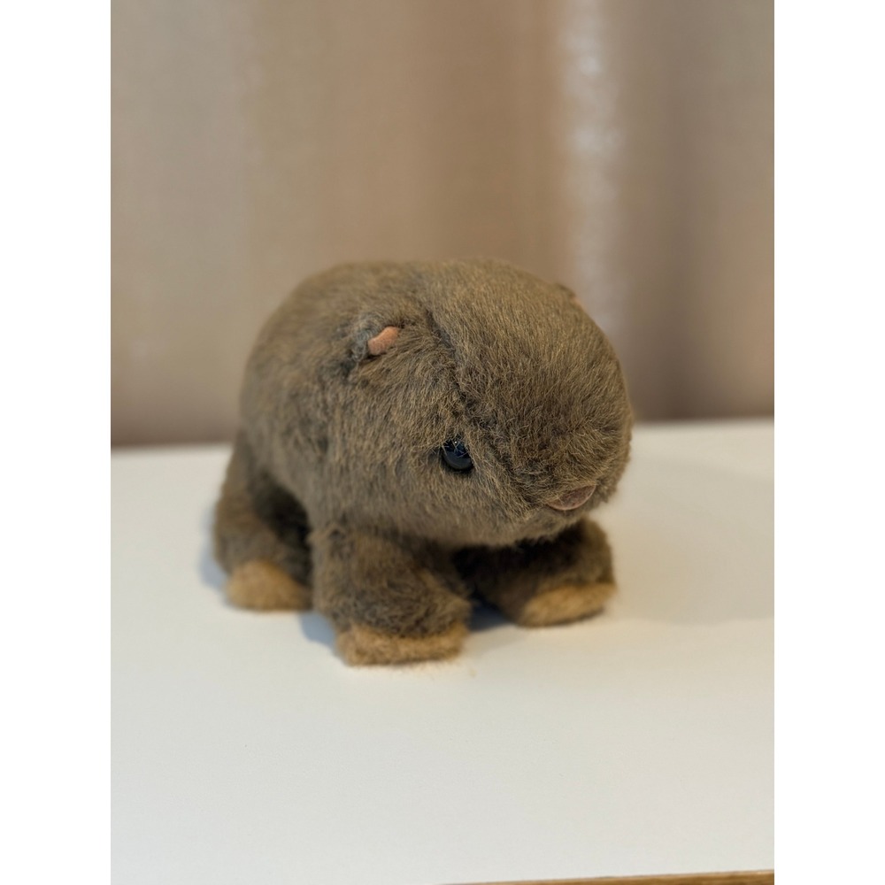 Australian Toys by Olympic Wombat Plush Brown‎ Stuffed Animal Souvenir Australia